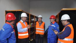 甘肅省安監(jiān)局局長郭鶴立到永登公司調(diào)研