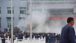 天瑞集團(tuán)派 600多人手持棍棒、斧頭沖擊山水總部