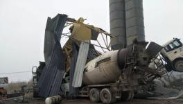 悲劇！余姚百噸水泥罐體坍塌，現(xiàn)場(chǎng)面目全非，一人被埋……