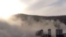 這個(gè)地方一攪拌站疑發(fā)生爆炸，造成嚴(yán)重污染！