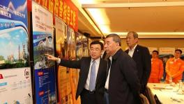 在阿根廷訪問期間，宋志平一行前往承建水泥項目考察調(diào)研