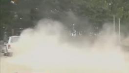 曝光!碎石場無任何抑塵措施 揚(yáng)塵污染嚴(yán)重