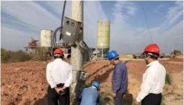 聯(lián)合執(zhí)法 4家無資質攪拌站被強拆