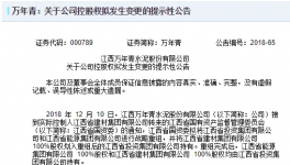 萬年青發(fā)布重大戰(zhàn)略重組