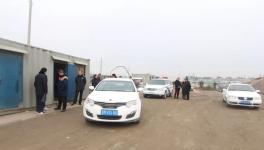 海陵區(qū)市場監(jiān)管局取締一無照經(jīng)營砂石場