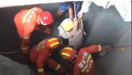 緊急救援！湖南一混凝土企業(yè)工人因操作不慎掉入水泥坑！