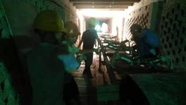 連夜搶修！萬(wàn)年青萬(wàn)年水泥廠(chǎng)原料車(chē)間窯尾接頭運(yùn)行中斷開(kāi)！