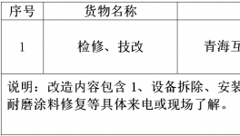 青?；ブ饒A水泥有限公司檢修、技改招標(biāo)公告