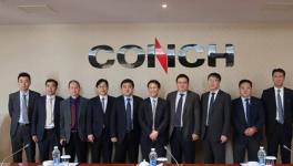 小松集團社長小川啓之一行拜訪安徽海螺水泥股份有限公司