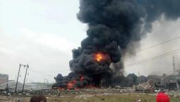 慘烈！卡車沖進(jìn)液化氣瓶堆引發(fā)爆炸！已致15人死亡！