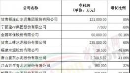 行業(yè)利潤創(chuàng)歷史新高！各大水泥集團(tuán)2019年業(yè)績發(fā)布！