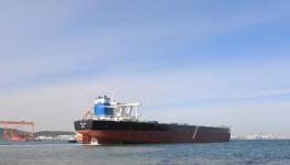 32.5萬(wàn)噸礦砂船11號(hào)船出海試航！