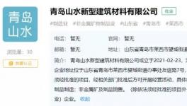 山水水泥于青島建“山水新建”公司，持股100%！