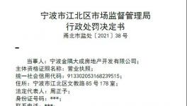 27.3萬！金隅地產(chǎn)項(xiàng)目違反