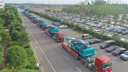 批量出口非洲！山河智能一體化潛孔鉆機(jī)助力“一帶一路”建設(shè)