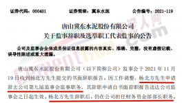 冀東水泥人事變動！