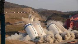 南京中聯(lián)5座骨料庫(kù)拆除現(xiàn)場(chǎng)：30秒爆破，干凈利索！