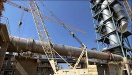 又一家水泥企業(yè)3500t/d熟料生產(chǎn)線回轉(zhuǎn)窯順利合龍！