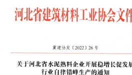 河北全省水泥熟料企業(yè)8月25日起停窯20天！