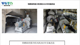 節(jié)電2000KW以上，又有兩條線蓖冷機(jī)風(fēng)機(jī)技改成功！
