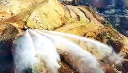 交大神舟礦山多功能抑塵車助力“南水北調(diào)”干渠工程