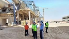 遲潔超參贊走訪慰問中材海外水泥廠6500t/d項目！